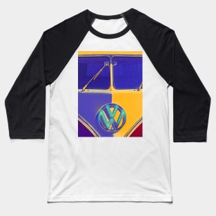 Psychedelic Van Baseball T-Shirt